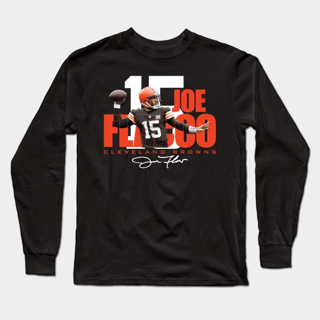 Joe 15 Flacco Long Sleeve T-Shirt by Nagorniak